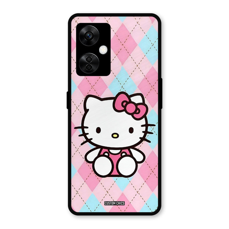 Cute Kitty Pattern OnePlus Nord CE 3 Lite Mobile Back Cover - Cute PrintShield Case