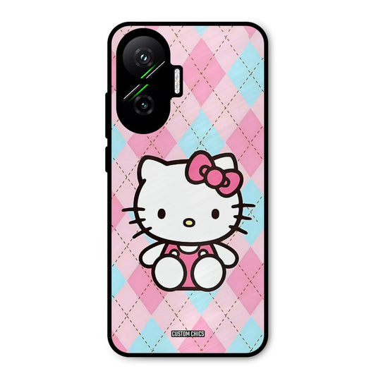 Cute Kitty Pattern Poco F7 5G Mobile Back Cover - Cute PrintShield Case