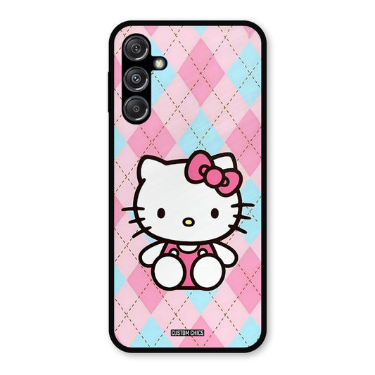 Cute Kitty Pattern Samsung Galaxy M34 5G Mobile Back Cover - Cute PrintShield Case
