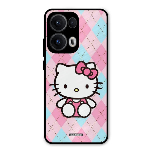 Cute Kitty Pattern Oppo Reno 13 Pro 5G Mobile Back Cover - Cute PrintShield Case