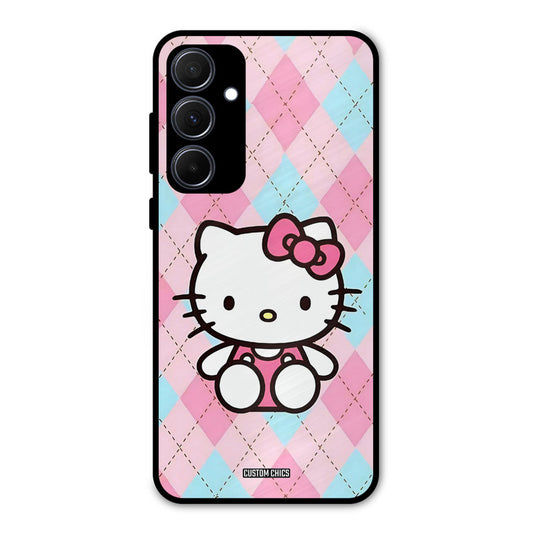 Cute Kitty Pattern Samsung Galaxy A35 5G Mobile Back Cover - Cute PrintShield Case