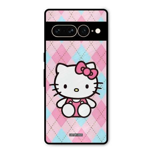 Cute Kitty Pattern Google Pixel 7 Pro Mobile Back Cover - Cute PrintShield Case