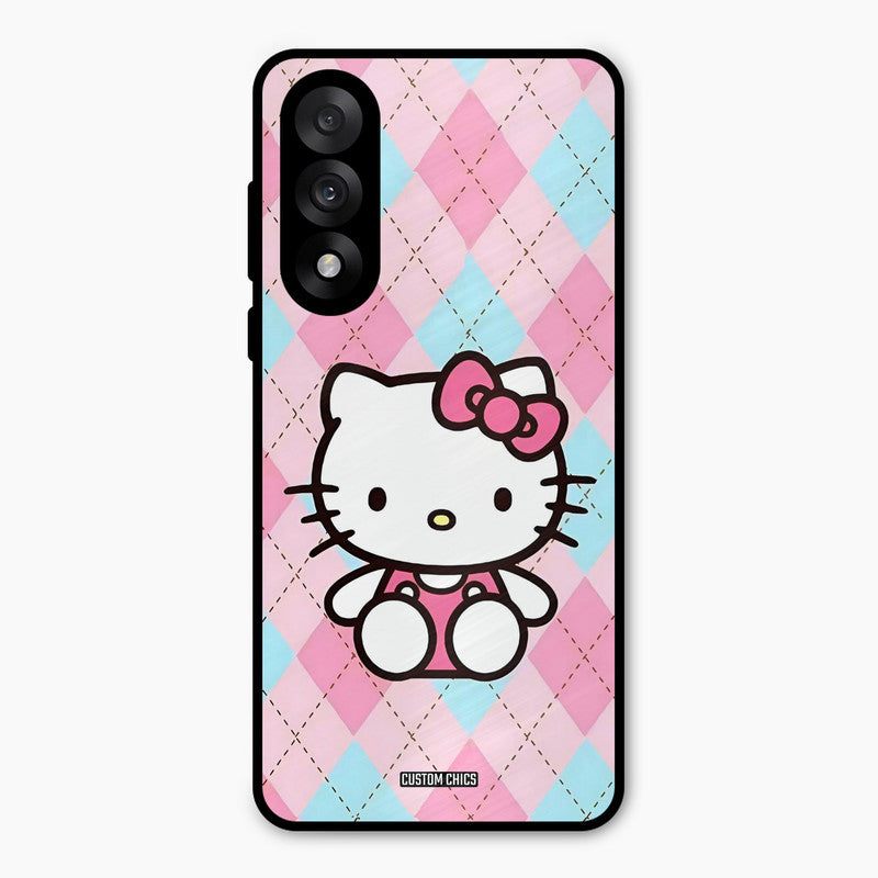Cute Kitty Pattern Oneplus Nord 5 Mobile Back Cover - Cute PrintShield Case