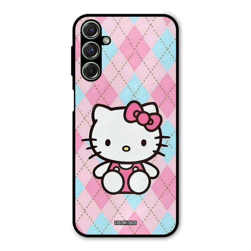 Cute Kitty Pattern Samsung Galaxy M34 Mobile Back Cover - Cute PrintShield Case
