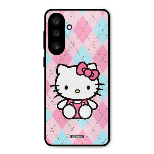 Cute Kitty Pattern Samsung Galaxy M56 Mobile Back Cover - Cute PrintShield Case