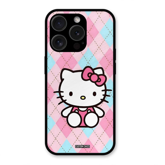 Cute Kitty Pattern iPhone 15 Pro Max Mobile Back Cover - Cute PrintShield Case