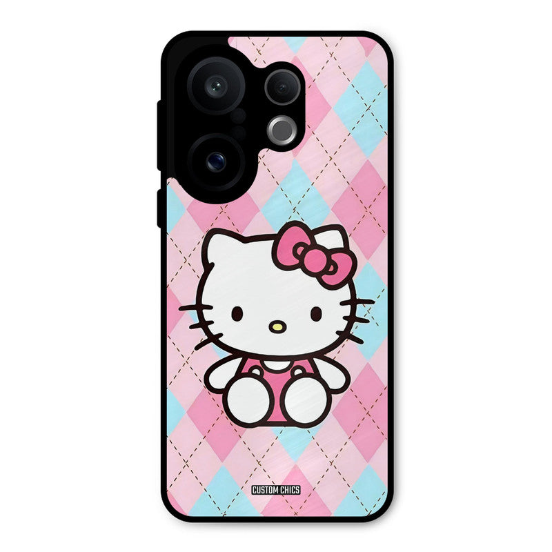 Cute Kitty Pattern Vivo X200 FE Mobile Back Cover - Cute PrintShield Case