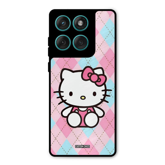 Cute Kitty Pattern Motorola Edge 60 Mobile Back Cover - Cute PrintShield Case