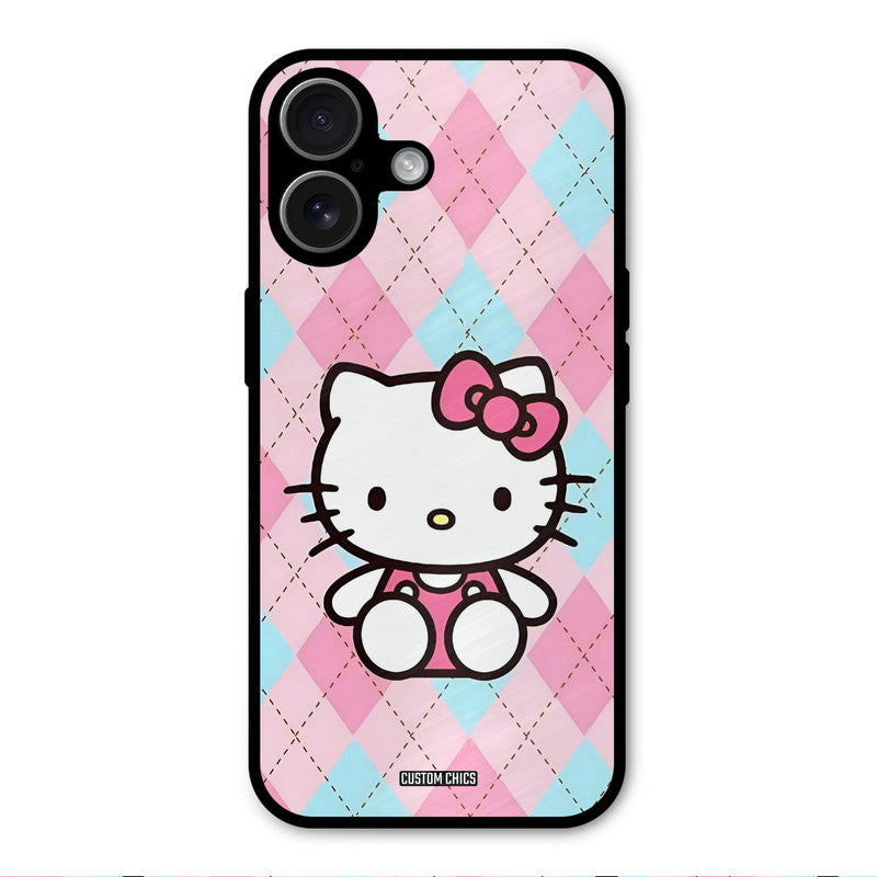 Cute Kitty Pattern iPhone 17 Mobile Back Cover - Cute PrintShield Case