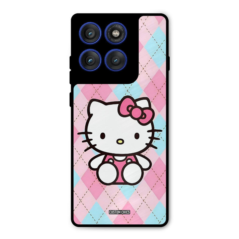 Cute Kitty Pattern Motorola Edge 60 Pro Mobile Back Cover - Cute PrintShield Case