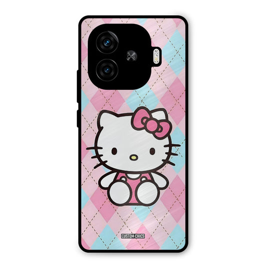 Cute Kitty Pattern iQoo Z9 Turbo Mobile Back Cover - Cute PrintShield Case