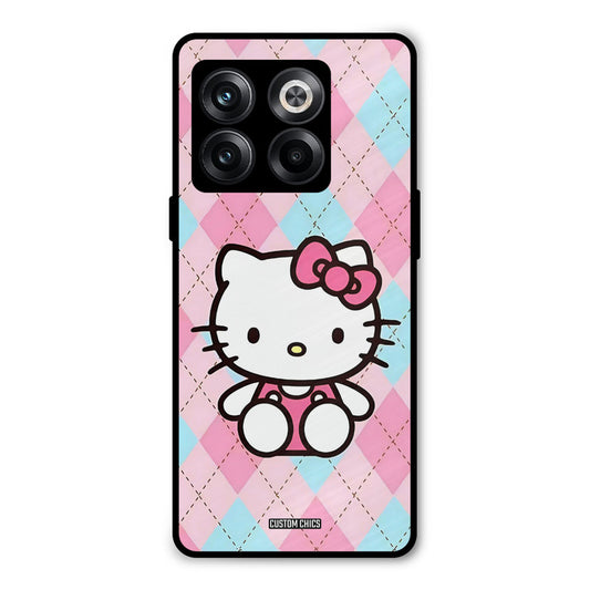 Cute Kitty Pattern Oneplus 10T Mobile Back Cover - Cute PrintShield Case