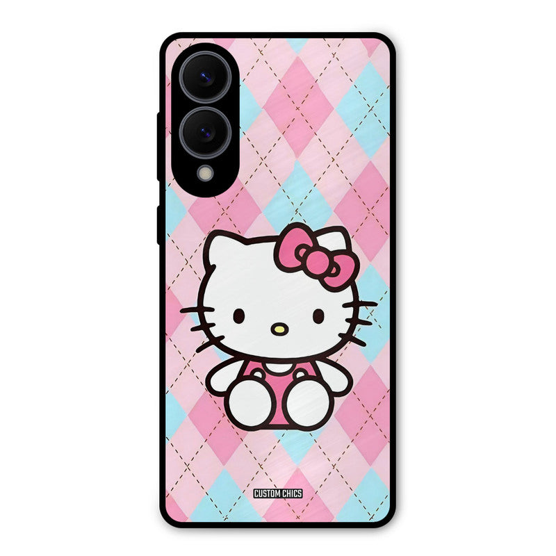 Cute Kitty Pattern Samsung Galaxy S25 Edge Mobile Back Cover - Cute PrintShield Case