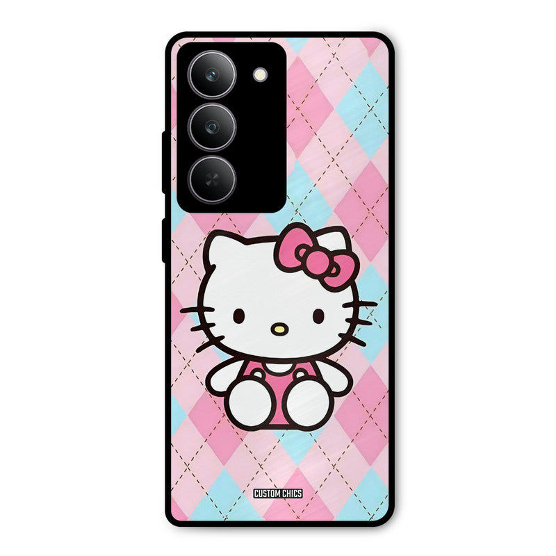Cute Kitty Pattern Realme 14x Mobile Back Cover - Cute PrintShield Case