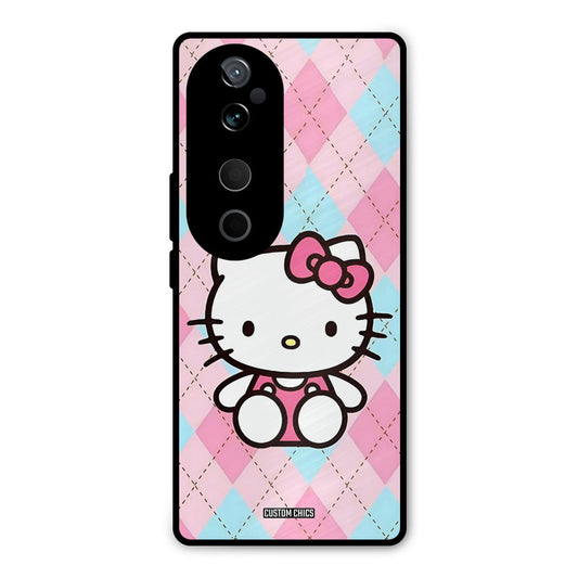 Cute Kitty Pattern Vivo V40 Pro Mobile Back Cover - Cute PrintShield Case