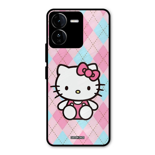 Cute Kitty Pattern iQOO Z9 Mobile Back Cover - Cute PrintShield Case