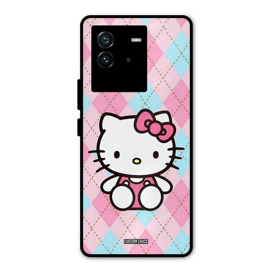 Cute Kitty Pattern iQOO Neo 6 5G Mobile Back Cover - Cute PrintShield Case