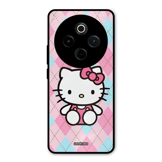 Cute Kitty Pattern iQoo Z10 Mobile Back Cover - Cute PrintShield Case