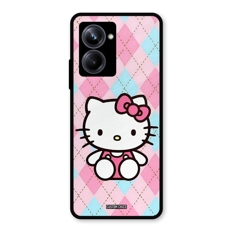 Cute Kitty Pattern Realme 10 Pro Mobile Back Cover - Cute PrintShield Case