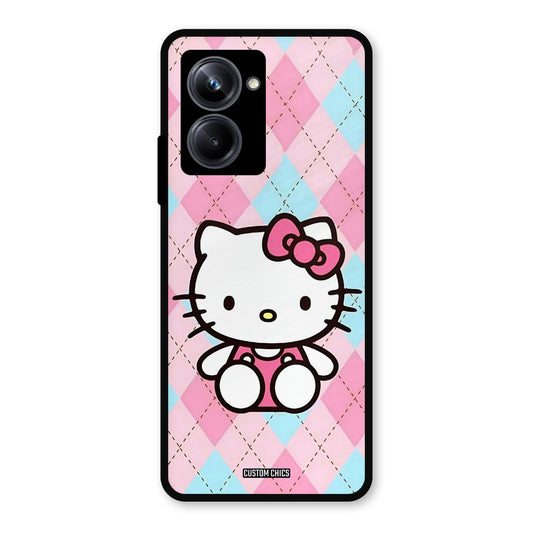 Cute Kitty Pattern Realme 10 Pro Mobile Back Cover - Cute PrintShield Case