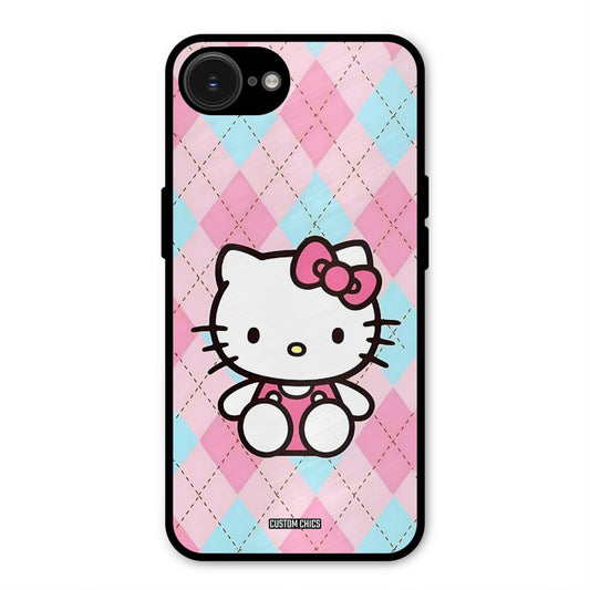 Cute Kitty Pattern iPhone 16e Mobile Back Cover - Cute PrintShield Case