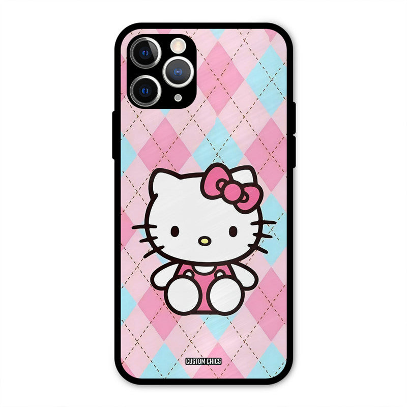Cute Kitty Pattern iPhone 11 Pro Mobile Back Cover - Cute PrintShield Case