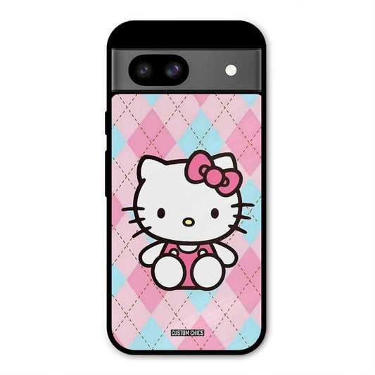 Cute Kitty Pattern Google Pixel 8a Mobile Back Cover - Cute PrintShield Case