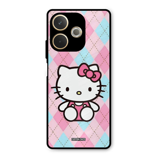 Cute Kitty Pattern Oppo A5 Pro Mobile Back Cover - Cute PrintShield Case