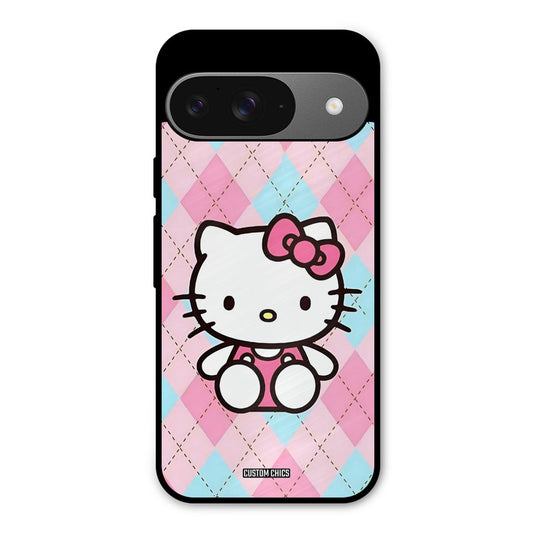 Cute Kitty Pattern Google Pixel 9 Mobile Back Cover - Cute PrintShield Case