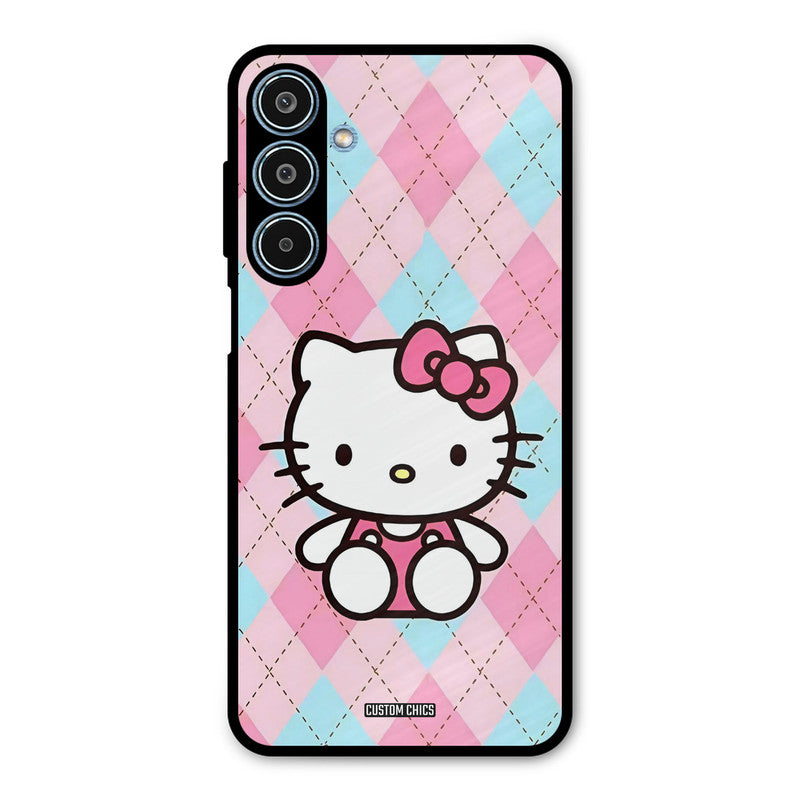 Cute Kitty Pattern Samsung Galaxy M35 5G Mobile Back Cover - Cute PrintShield Case