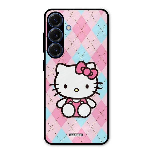 Cute Kitty Pattern Samsung Galaxy S25 Mobile Back Cover - Cute PrintShield Case
