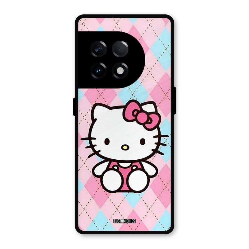 Cute Kitty Pattern OnePlus 11R Mobile Back Cover - Cute PrintShield Case