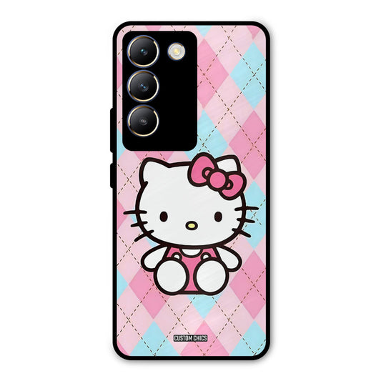 Cute Kitty Pattern Vivo Y200e Mobile Back Cover - Cute PrintShield Case