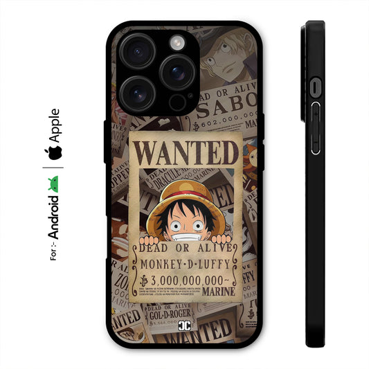 Cute Luffy Wanted Case – Premium PrintShield Mobile Cover