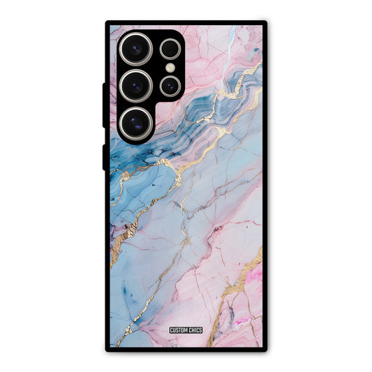 Cute Marble Samsung Galaxy S24 Ultra Mobile Back Cover - Aesthetic PrintShield Case