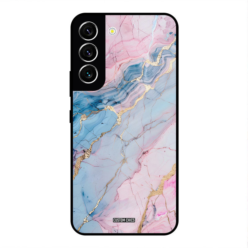 Cute Marble Samsung Galaxy S22 Mobile Back Cover - Aesthetic PrintShield Case