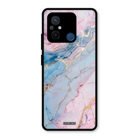 Cute Marble Redmi 12c Mobile Back Cover - Aesthetic PrintShield Case