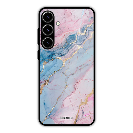 Cute Marble Samsung Galaxy S24 Plus Mobile Back Cover - Aesthetic PrintShield Case