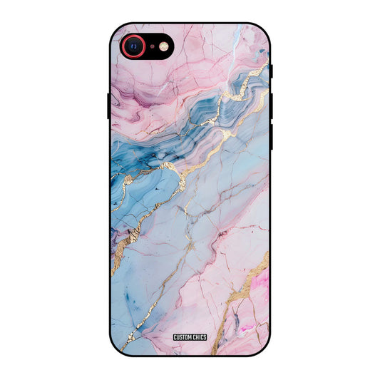 Cute Marble iPhone SE 2020 Mobile Back Cover - Aesthetic PrintShield Case