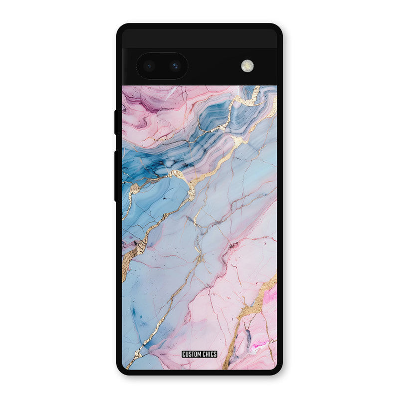 Cute Marble Google Pixel 6a Mobile Back Cover - Aesthetic PrintShield Case