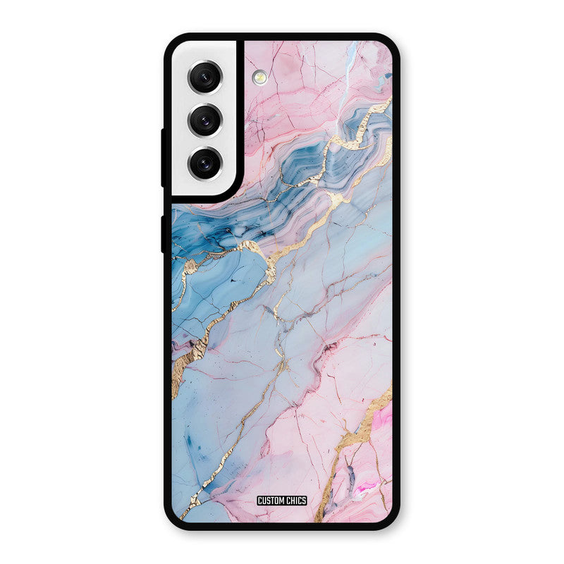 Cute Marble Samsung Galaxy S21 FE 5G Mobile Back Cover - Aesthetic PrintShield Case