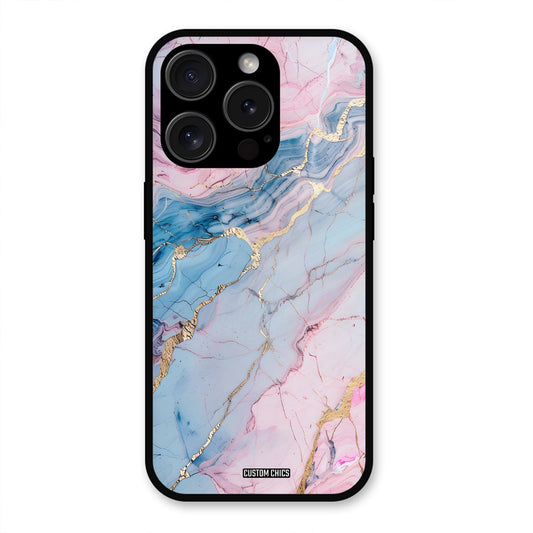 Cute Marble iPhone 15 Pro Max Mobile Back Cover - Aesthetic PrintShield Case