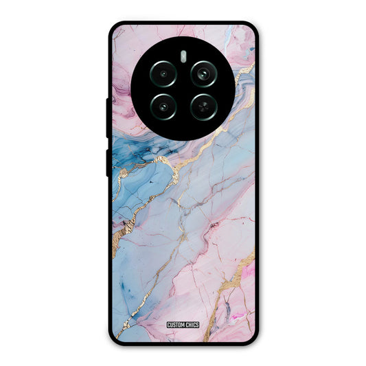 Cute Marble Realme 12 Plus Mobile Back Cover - Aesthetic PrintShield Case