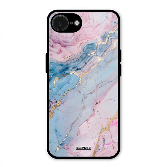Cute Marble iPhone 16e Mobile Back Cover - Aesthetic PrintShield Case