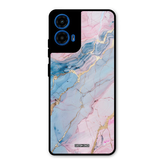 Cute Marble Moto G45 Mobile Back Cover - Aesthetic PrintShield Case