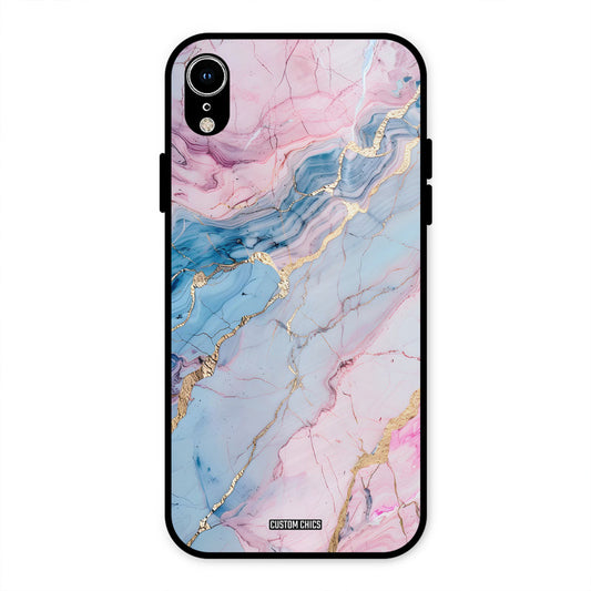Cute Marble iPhone XR Mobile Back Cover - Aesthetic PrintShield Case