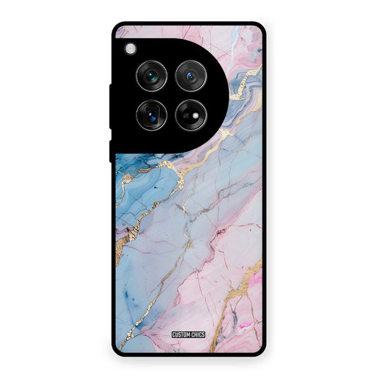 Cute Marble OnePlus 12 Mobile Back Cover - Aesthetic PrintShield Case