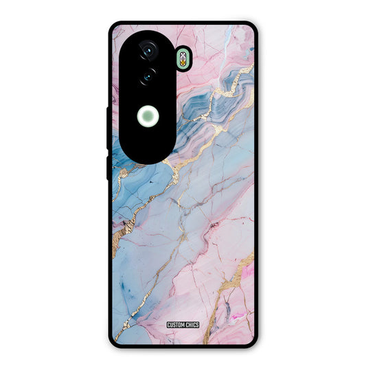 Cute Marble Vivo V40e Mobile Back Cover - Aesthetic PrintShield Case