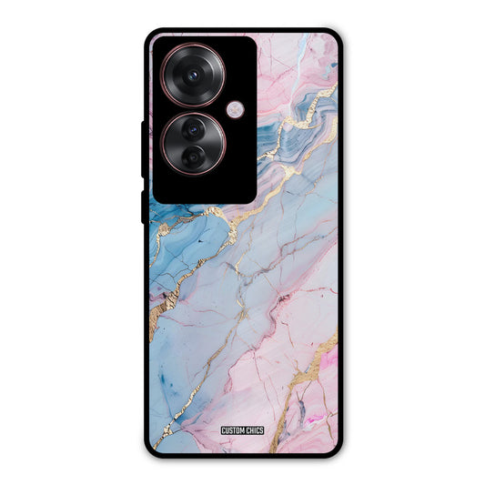 Cute Marble Oppo F25 Pro Mobile Back Cover - Aesthetic PrintShield Case