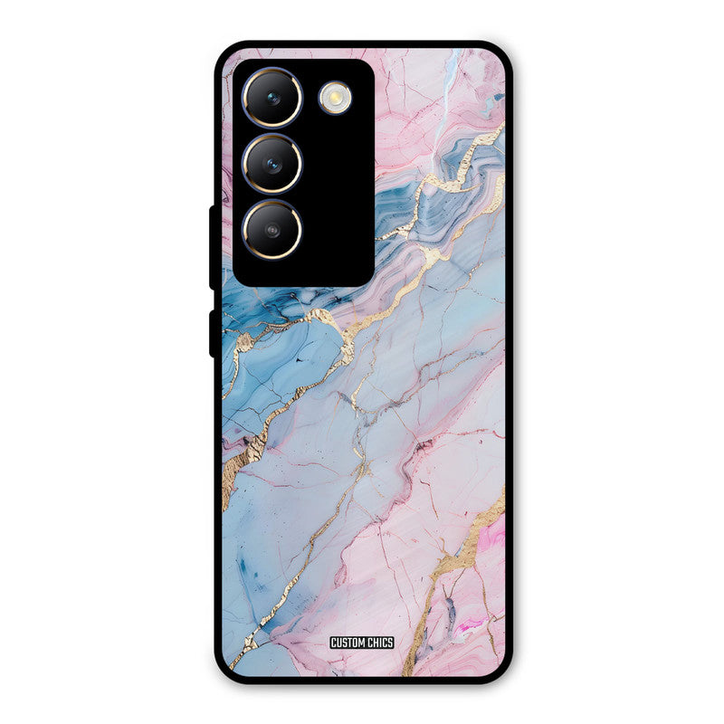 Cute Marble Vivo Y200e Mobile Back Cover - Aesthetic PrintShield Case
